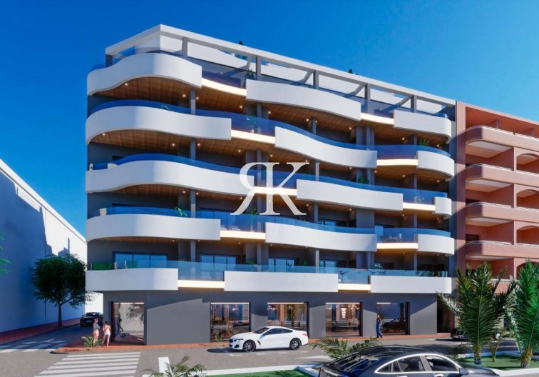Appartement - Nieuwbouw in constructie - Torrevieja - Avenida Habaneras - Curva de Palangre