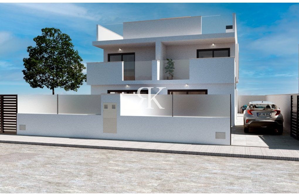 Obra Nueva en construcción - Villa pareado - San Pedro del Pinatar