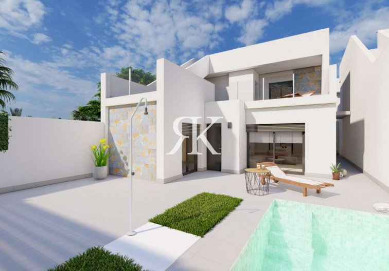 Vrijstaande villa - Nieuwbouw in constructie - San Javier - San Javier