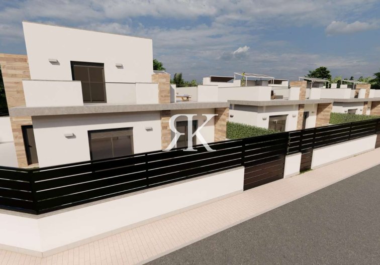 Obra Nueva en construcción - Villa independiente - Torre-Pacheco - Roldan