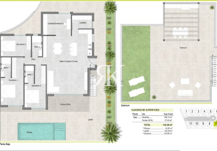 Neubau im Bau - Freistehende Villa - Alhama de Murcia - Condado de Alhama Golf