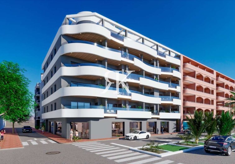 Obra Nueva en construcción - Apartamento  - Torrevieja - Avenida Habaneras - Curva de Palangre